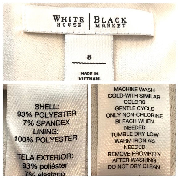 White House Black Market Pattern Sleeveless Dress - Picture 8 of 8